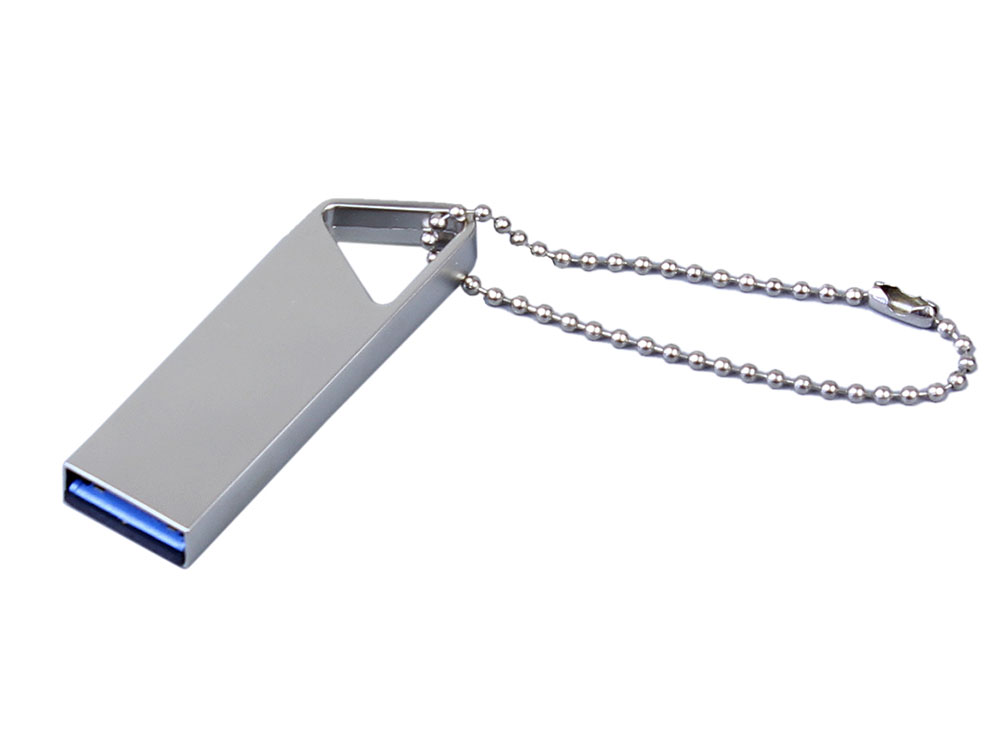 USB 2.0-флешка на 64 Гб с мини чипом и отверстием для цепочки