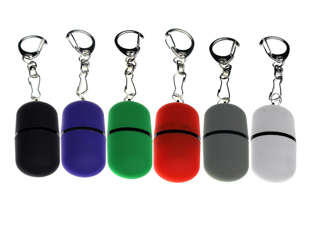 USB 2.0- флешка «Goutte Soft-touch» на 32 Гб каплевидной формы