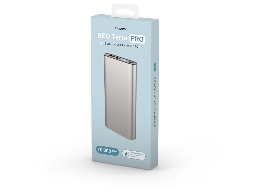 Внешний аккумулятор «Terra Pro» с QC/PD, 10000 mAh