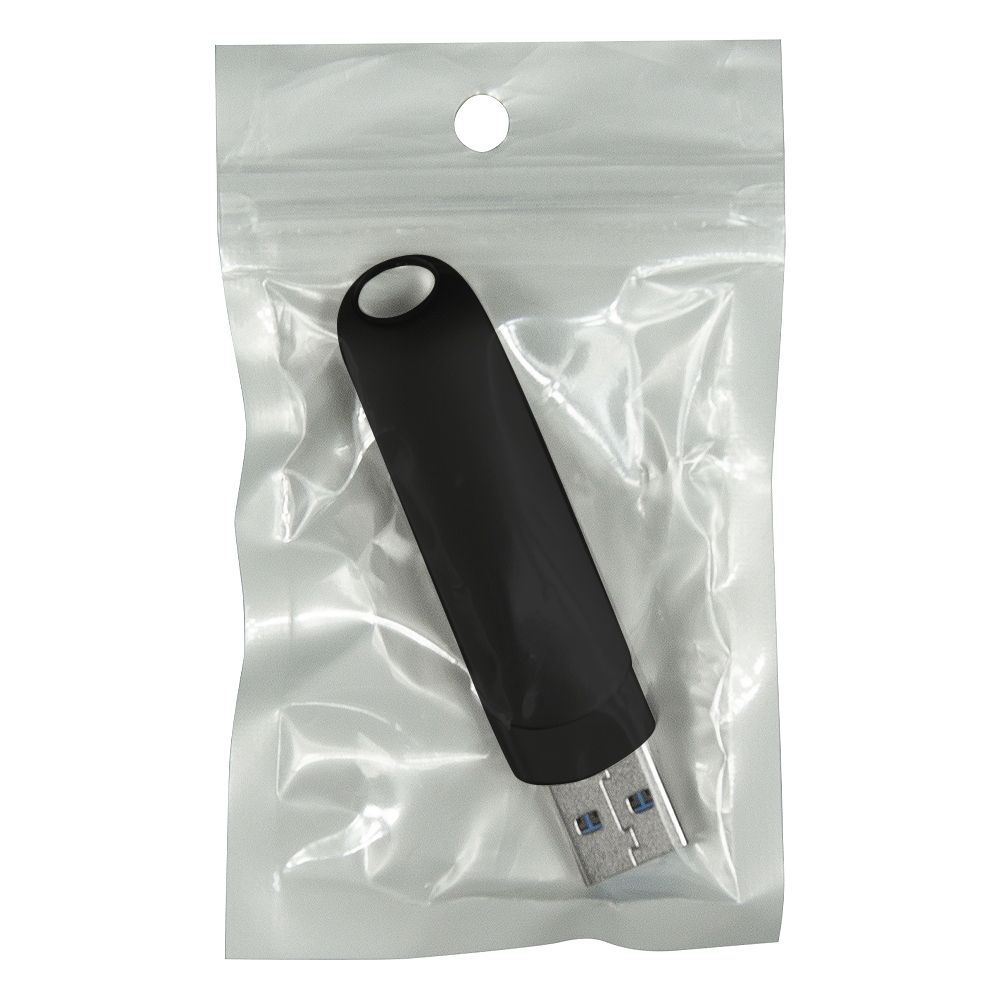 Флеш накопитель USB 3.0 + TYPE C Cupertino, металл, черный матовый, 32 GB