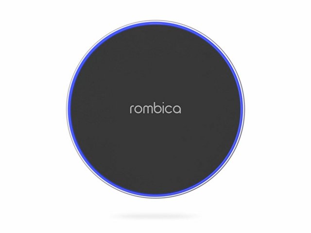 Беспроводное зарядное устройство «NEO Core Quick» c быстрой зарядкой с логотипом Rombica