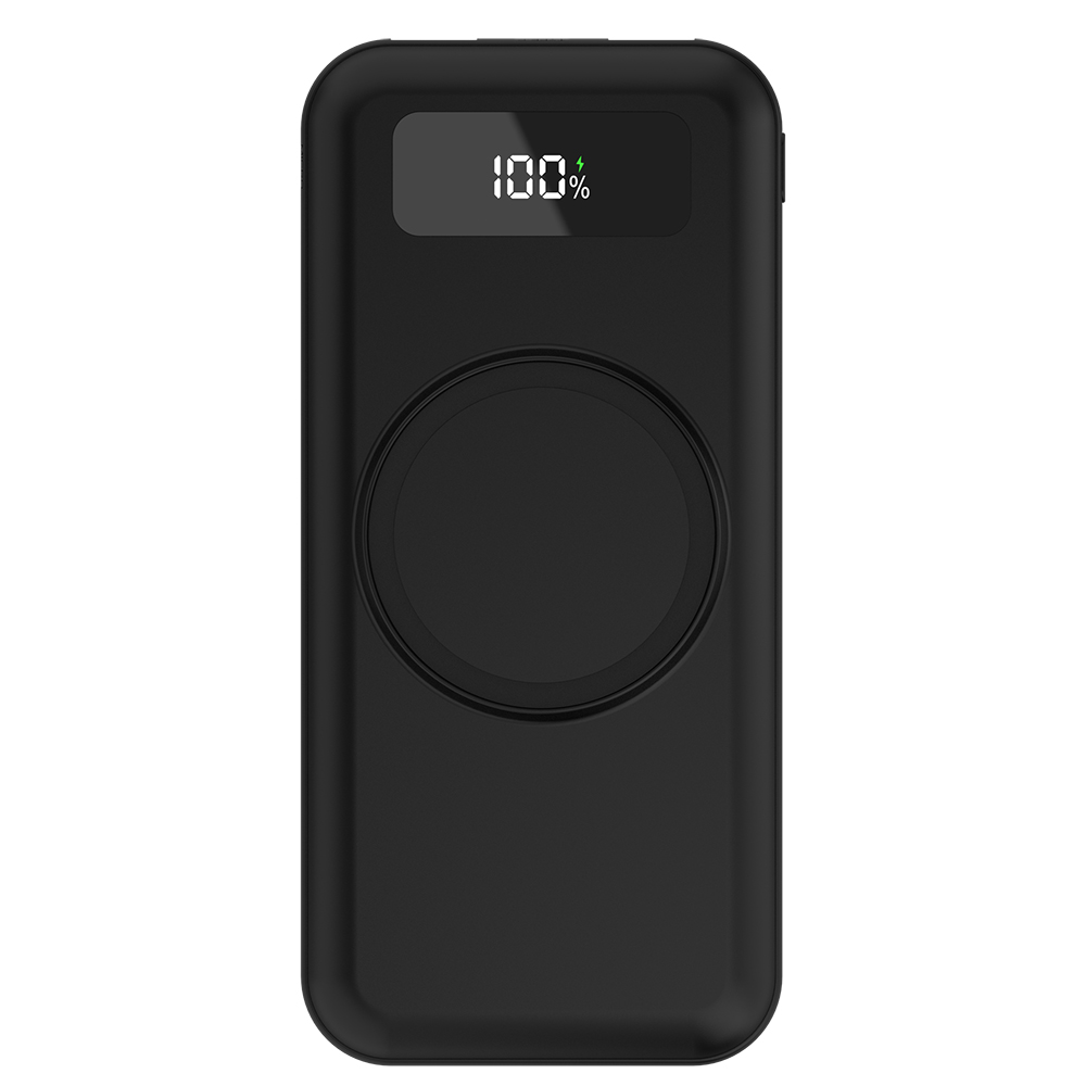 Внешний аккумулятор Authority с беспроводной зарядкой (5W), 10000 mAh, чёрный
